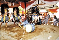 県指定民族文化財 大瀬の獅子舞